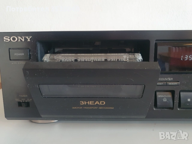 Касетдек Sony TC-K590, снимка 7 - Декове - 54820470