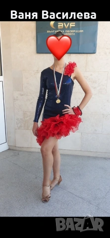 Рокля за спортни танци , снимка 2 - Рокли - 54017668