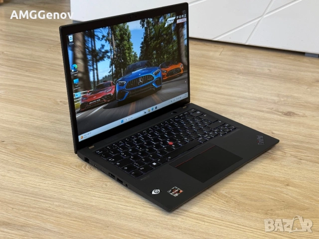 14’Full HD+IPS Touchscreen/Ryzen 5 PRO 6650u/Lenovo Thinkpad T14 Gen3/32GB LPDDR5 6400Mhz/512GB SSD/, снимка 4 - Лаптопи за работа - 54689466