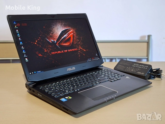 ГЕЙМЪРСКИ ЗВЯР ASUS ROG G750JM - КАТО НОВ | Intel i7 | 16GB RAM | 512GB SSD + 1TB HDD | Нова БАТЕРИЯ