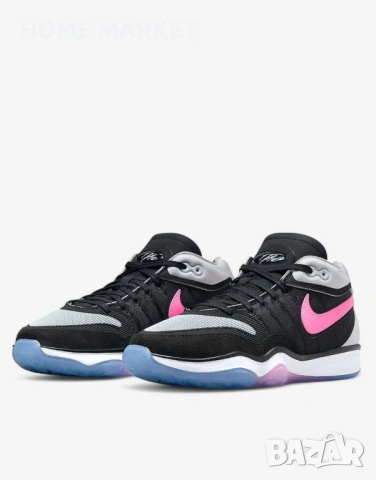 NIKE Air Zoom Gt Hustle 2 Shoes Black Мъжките маратонки Nike в черно разполагат с дишаща мрежеста , снимка 3 - Маратонки - 54520357
