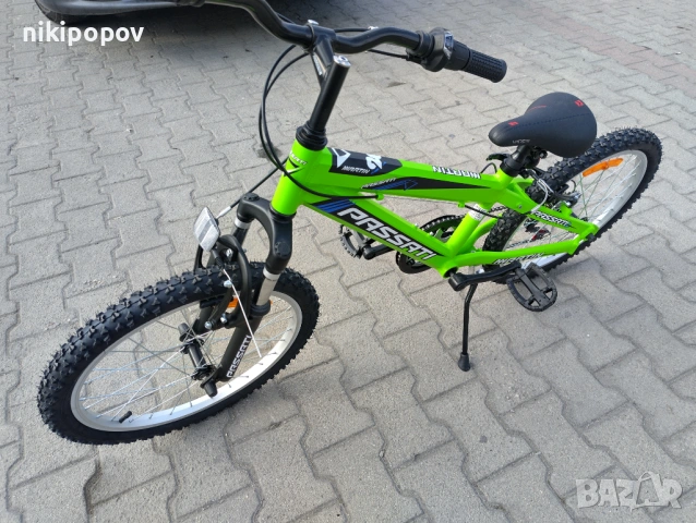 BG Алуминиев велосипед 20" MARTY зелен, снимка 10 - Велосипеди - 54334569