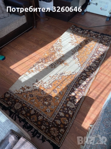 Двулицев жакардов килим , снимка 2 - Килими - 54150304