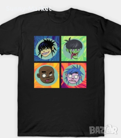 Тениска Gorillaz , тениски с принт