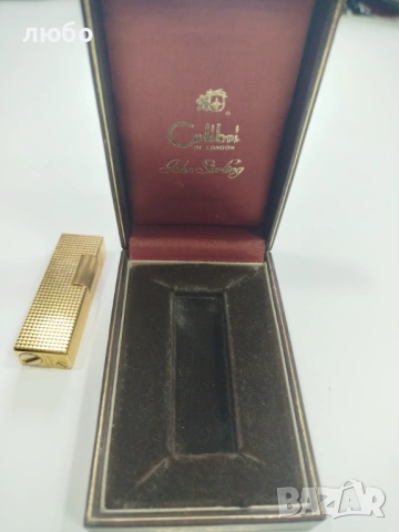 ЗАПАЛКА COLIBRÍ LONDON DJON STERLING Във 20 м Златно Покритие , снимка 6 - Запалки - 54476998