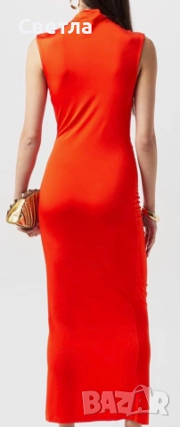 Червена рокля, Ted Baker/London. Нова, снимка 3 - Рокли - 54946082
