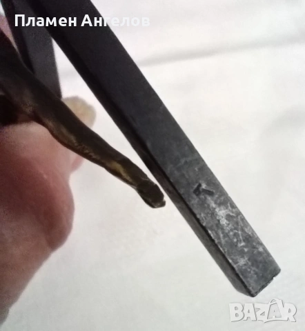 Антикварно бронзово Разпятие-Стара занаятчийска изработка. , снимка 7 - Антикварни и старинни предмети - 54324278