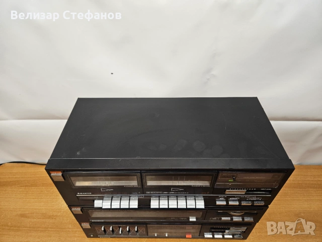 Продавам ретро Hi-Fi сет от 3 компонента SANYO, снимка 5 - Аудиосистеми - 54115582