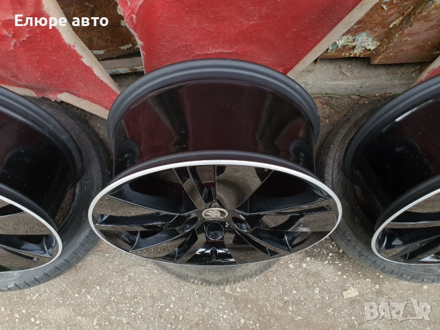 Джанти Шкода 5x112x8J18ет44, снимка 8 - Гуми и джанти - 54480968