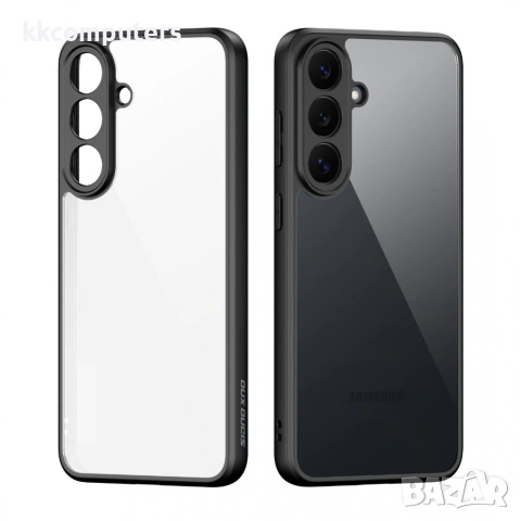 DUX DUCIS Samsung Galaxy S26 FE Калъф - PC+TPU, Прозрачен гръб, Черен, снимка 2 - Калъфи, кейсове - 55036111