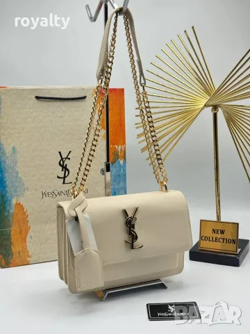 Yves Saint Laurent Нова Дамска Кожена Чанта Различни Цветове YSL, снимка 6 - Чанти - 55338738