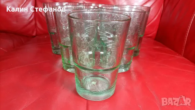 Стъклени чаши Бакарди, BACARDI, дебелостенни, 6 бр, снимка 5 - Чаши - 55664607