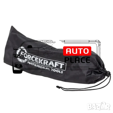 Mеханичен крик тип жаба 2 тона 110 – 395 мм ForceKraft, снимка 3 - Други инструменти - 54022099