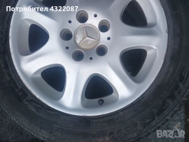 Джанти с гуми 16” 5х112 Mercedes S-class W220, снимка 7 - Гуми и джанти - 54678814