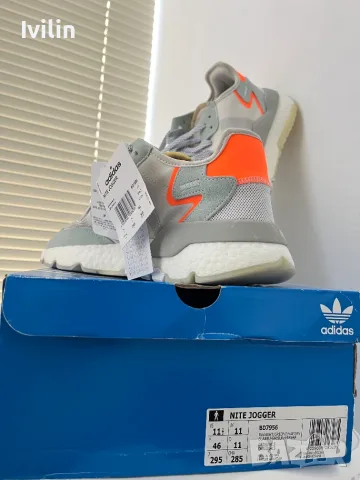 Маратонки Adidas Nite Jogger, размер UK 11 (EU 46), снимка 2 - Спортни обувки - 55674657