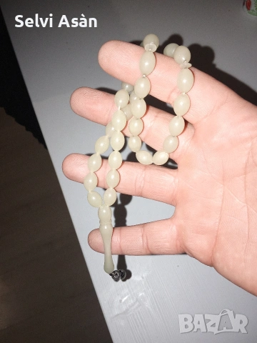 Броеница със светещи мъниста от фосфор, снимка 4 - Антикварни и старинни предмети - 53998057