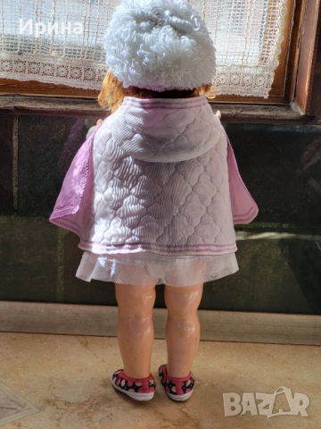 Антична кукла от композит 1940-50 г, 67 см., снимка 10 - Кукли - 54238174