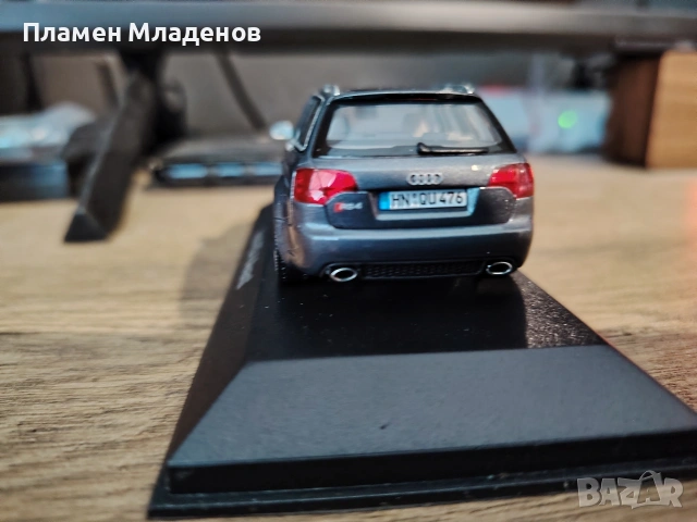 Модел 1:43, Audi rs4 Avant, Minichamps, снимка 4 - Колекции - 54968143