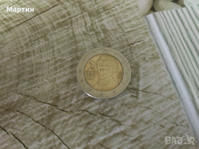 2€ Австрия Колекционерски монета от 2010 г. 