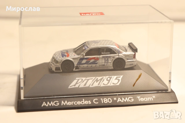 HERPA H0 1/87 MERCEDES C 180 DTM AMG РАЛИ МОДЕЛ КОЛИЧКА