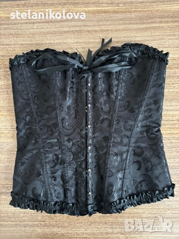 Черен елегантен корсет