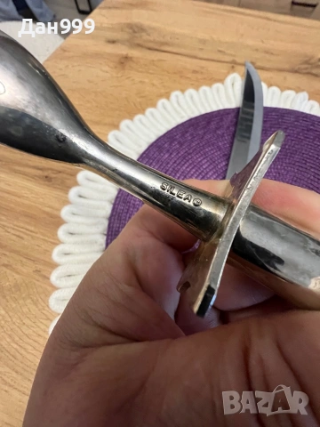 Комплект посребрени прибори за месо, снимка 4 - Прибори за хранене, готвене и сервиране - 54051577