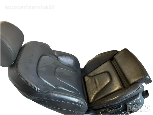 Предна дясна черна кожена седалка S line за Audi A4 B8 OEM 1.8 TFSI (2008)