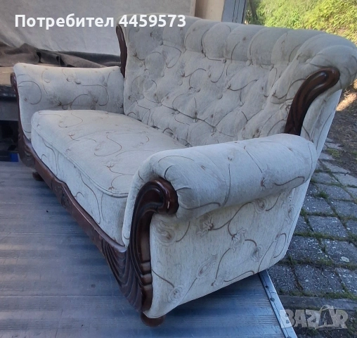 канапе + фотьойл , снимка 2 - Дивани и мека мебел - 54460298