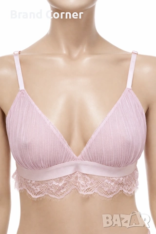 Комплект дамско бельо Hunkemöller – размер L, нежно розово с дантела, снимка 2 - Бельо - 54518771