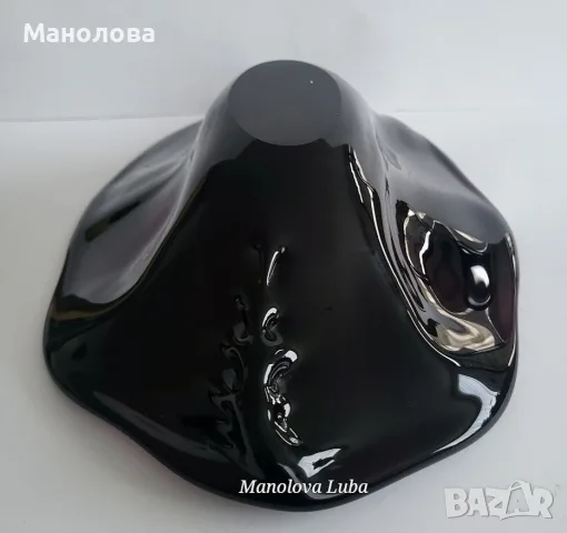 Купа произведена в легендарния български Стъкларски завод „Стойко Иванов Пеев“ (СИП) , снимка 5 - Други ценни предмети - 55550737