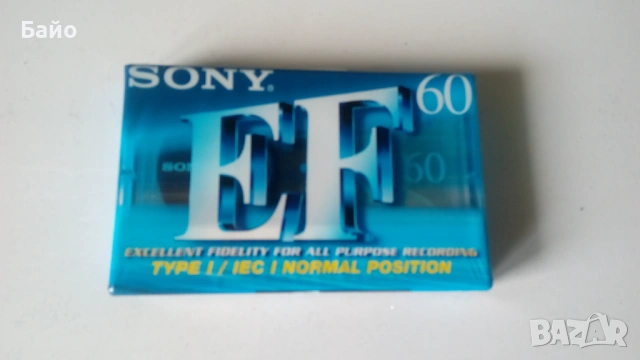 Аудио касетки sony 60 min,  4 броя, абсолютно нови!