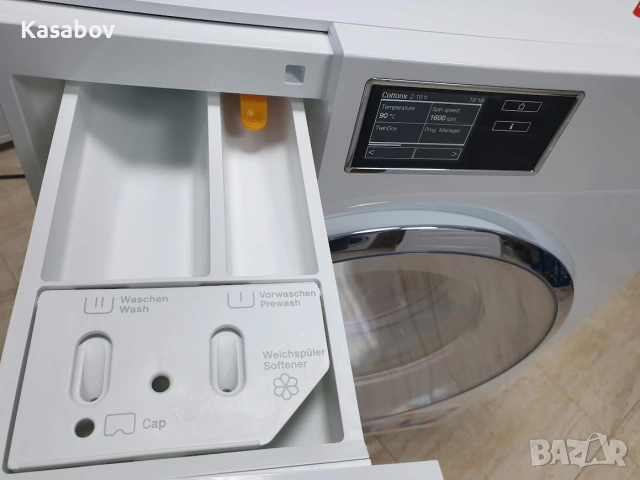 Miele - 9кг - Пара - WiFi - TwinDos - Пералня Миеле 12м Гаранция, снимка 6 - Перални - 55255405