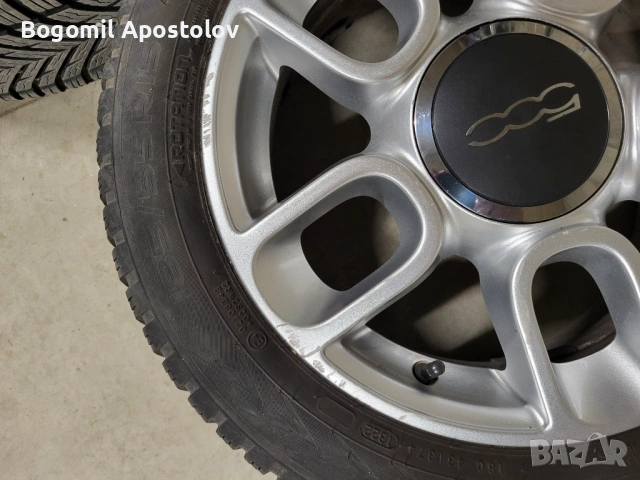 Оригинални джанти 15" за Fiat 500, снимка 7 - Гуми и джанти - 54676794