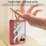 GKK за Motorola Razr 70 Ultra Магнитен Калъф със Защита на Пантата, Въртяща Халка и Скрийн Протектор, снимка 7