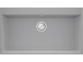 Сива кухненска гранитна мивка Осло 90 XXL Top 880 x 500 мм, снимка 8