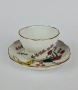 Meissen "Gelber Löwe" (Жълтият лъв) Чаша за кафе с подложна чинийка, снимка 3