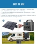 Yinleader сгъваем соларен панел 200W IP67 MC4, снимка 2