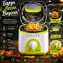 Фритюрник мини SAPIR SP 1980 BC, 950W, 1 литър, Бял,Зелен GS СЕРТИФИКАТ, снимка 5