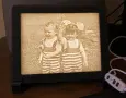 Светеща рамка със снимка по поръчка | Персонализиран подарък със светлина, снимка 9