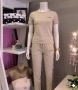 Дамски памучен екип GUESS (Тениска и панталон с връзки), снимка 1
