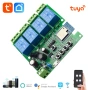 Интелигентно WiFi реле с 4 канала Tuya 220V, 2000W/канал, гласов контрол Alexa – за гаражни 10312, снимка 7