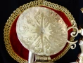 Посребрен меден чайник,кана,ковани орнаменти Шефилд,печат. , снимка 5
