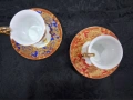 Vintage k&k Vienna porcelain Комплект 2бр .двоен сет  за еспресо/късо кафе , снимка 9