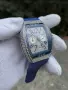 Franck Muller Vanguard Yachting Мъжки Син Часовник С Камъни Код Chronolux41, снимка 2