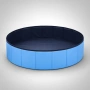Сгъваем охлаждащ басейн за кучета 60x20 см - Здрав PVC, без надуване, за къпане, игра и разхлаждане, снимка 1
