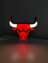 3д лампа Chicago Bulls, снимка 1