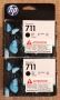 консуматив за принтер 2x HP 711 80ml black, снимка 1