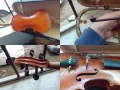 Стара цигулка Страдивариус Stradivarius 1717 с дървена кутия, снимка 7