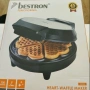 Нов гофретник BESTRON AWM700S – сърцевиден, 700W, снимка 6
