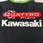 Оригинална фен тениска Kawasaki Quattro Plant Racing, черна, размер M/L, снимка 6
